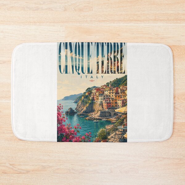 Item preview, Cinque Terre Ligurian Coast Villages Overlooking the Italian Riviera designed and sold by Places On Earth.