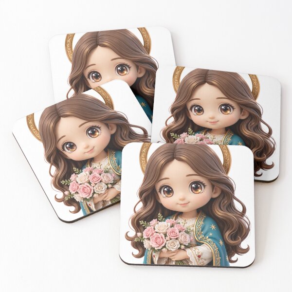 Item preview, Holy Mary With Roses Chibi designed and sold by NoticasDeFe.