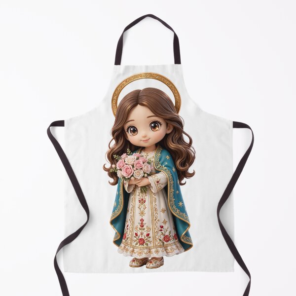 Item preview, Holy Mary With Roses Chibi designed and sold by NoticasDeFe.