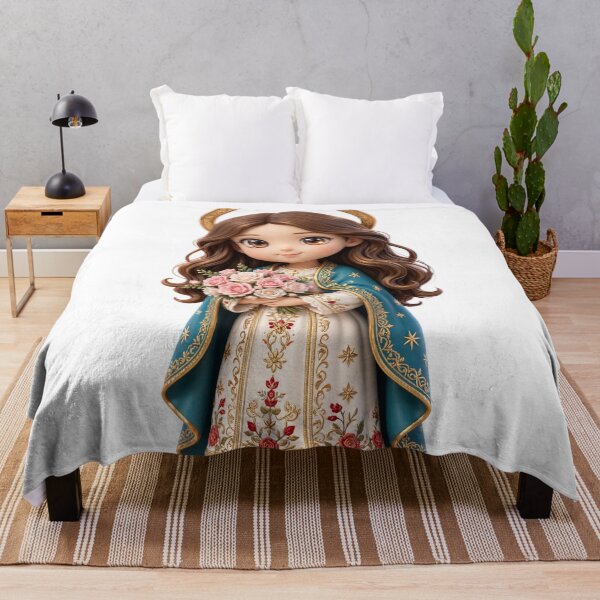 Item preview, Holy Mary With Roses Chibi designed and sold by NoticasDeFe.