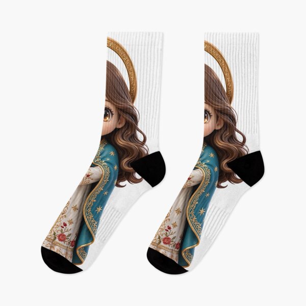Item preview, Holy Mary With Roses Chibi designed and sold by NoticasDeFe.