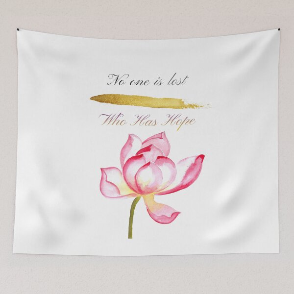 Item preview, No One is Lost, Who Has Hope designed and sold by TrunkOfLightCo.