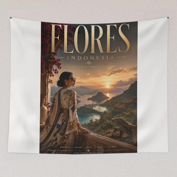 Item preview, Flores Komodo National Park Padar Island and Labuan Bajo Indonesia designed and sold by Places On Earth.