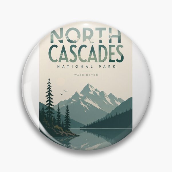 Item preview, North Cascades National Park Snow Covered Peaks Washington State designed and sold by Places On Earth.