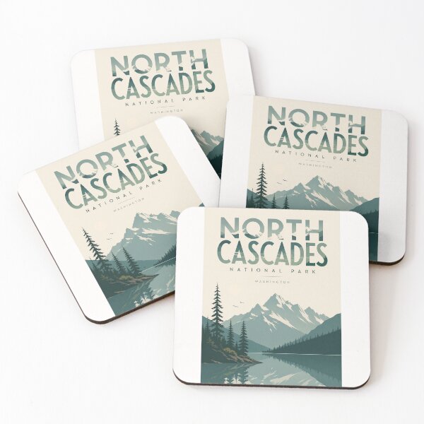 Item preview, North Cascades National Park Snow Covered Peaks Washington State designed and sold by Places On Earth.