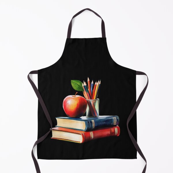 Item preview, Books and Apple with Pencils designed and sold by Codavid85.