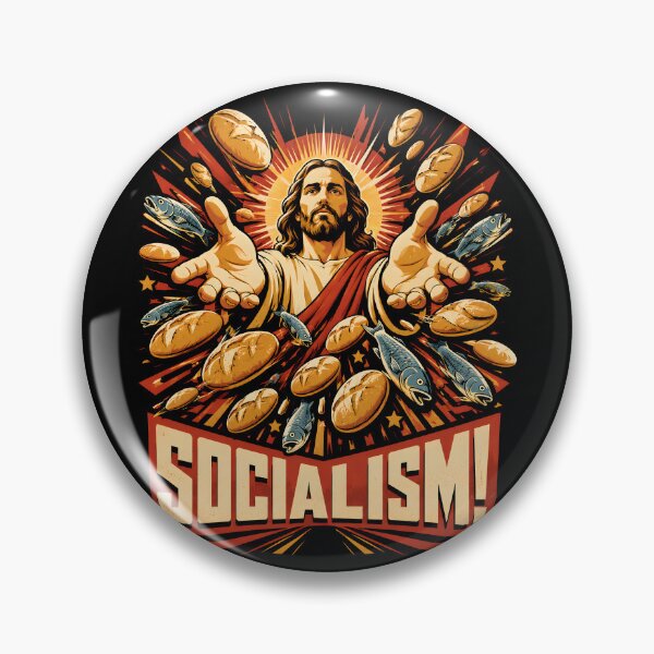 Item preview, Loaves and Fishes Socialism Satire designed and sold by Victor Shadehorn.