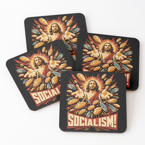 Item preview, Loaves and Fishes Socialism Satire designed and sold by Victor Shadehorn.