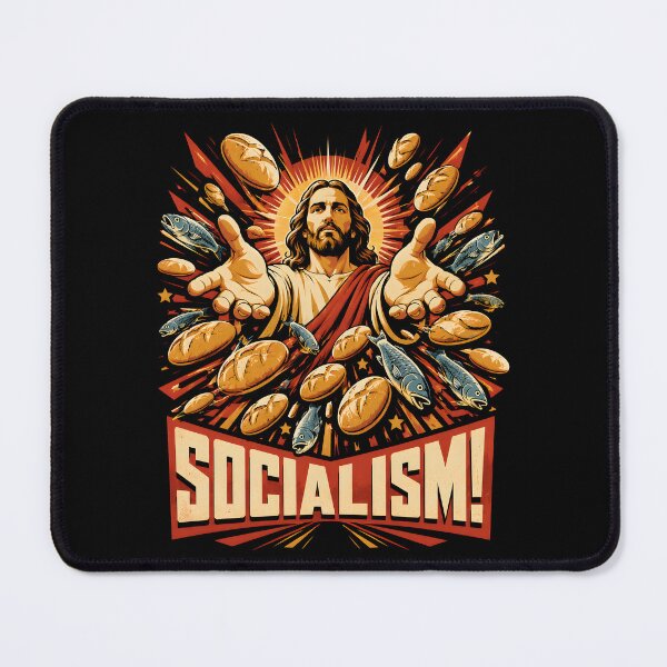 Item preview, Loaves and Fishes Socialism Satire designed and sold by Victor Shadehorn.