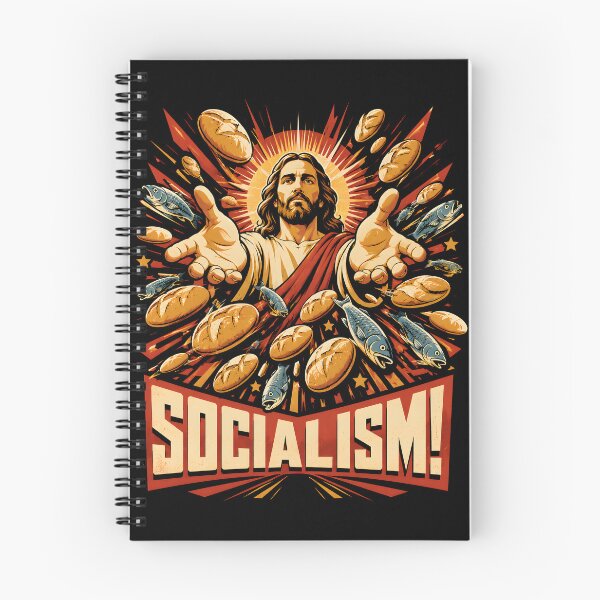 Item preview, Loaves and Fishes Socialism Satire designed and sold by Victor Shadehorn.