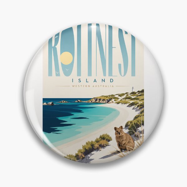Item preview, Rottnest Island Turquoise Beaches and Quokka Coast Western Australia designed and sold by Places On Earth.