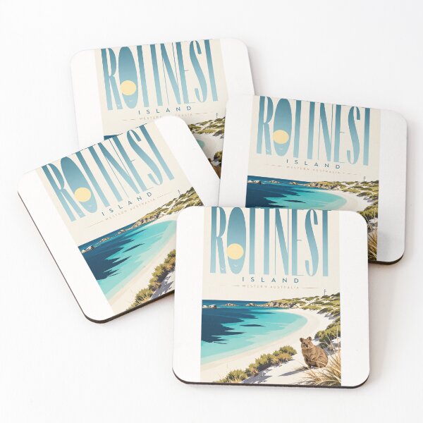 Item preview, Rottnest Island Turquoise Beaches and Quokka Coast Western Australia designed and sold by Places On Earth.