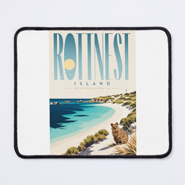Item preview, Rottnest Island Turquoise Beaches and Quokka Coast Western Australia designed and sold by Places On Earth.