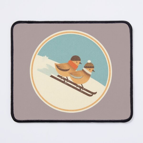 Item preview, Little Birds Ski Together designed and sold by mellow-koko.