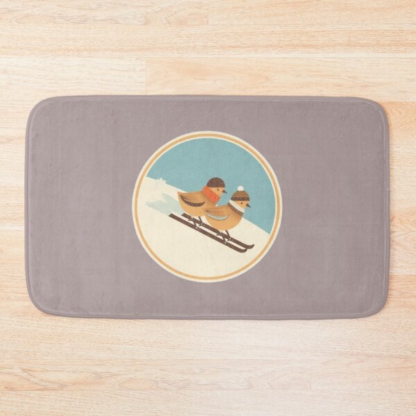 Item preview, Little Birds Ski Together designed and sold by mellow-koko.