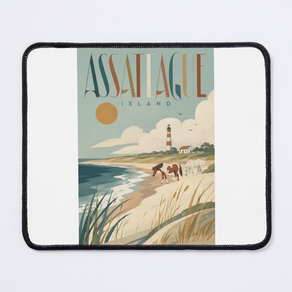 Item preview, Assateague Island National Seashore Wild Horses Maryland Virginia Coast designed and sold by Places On Earth.