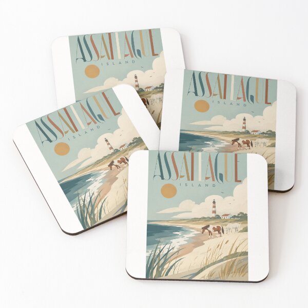 Item preview, Assateague Island National Seashore Wild Horses Maryland Virginia Coast designed and sold by Places On Earth.