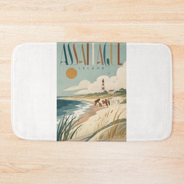 Item preview, Assateague Island National Seashore Wild Horses Maryland Virginia Coast designed and sold by Places On Earth.