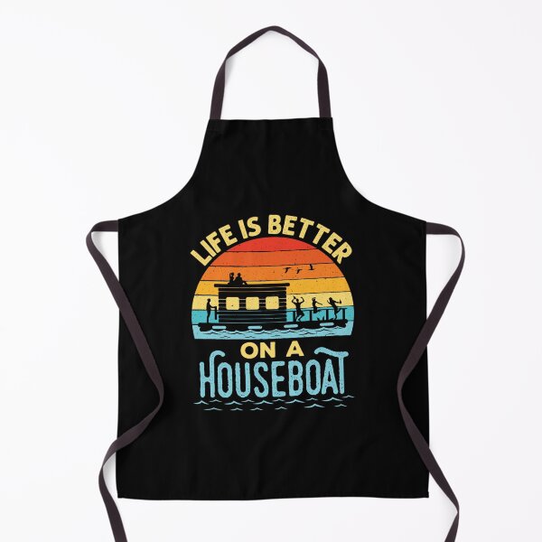 Item preview, life is better on a houseboat boating designed and sold by AntF33.
