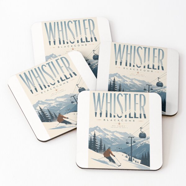Item preview, Whistler Blackcomb Ski Resort British Columbia Canadian Rockies designed and sold by Places On Earth.