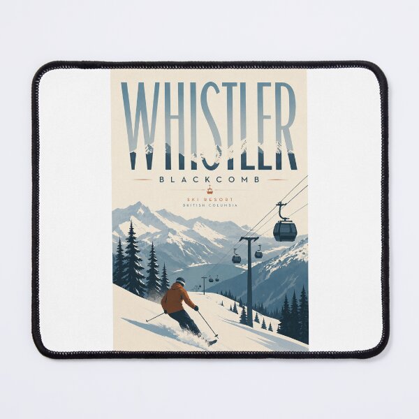 Item preview, Whistler Blackcomb Ski Resort British Columbia Canadian Rockies designed and sold by Places On Earth.