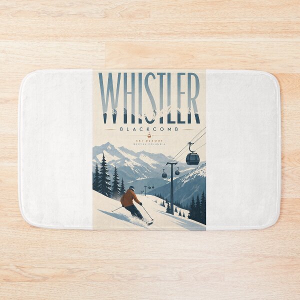 Item preview, Whistler Blackcomb Ski Resort British Columbia Canadian Rockies designed and sold by Places On Earth.