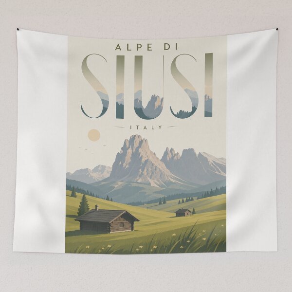 Item preview, Alpe di Siusi Dolomites Mountain Meadows South Tyrol Italy designed and sold by Places On Earth.