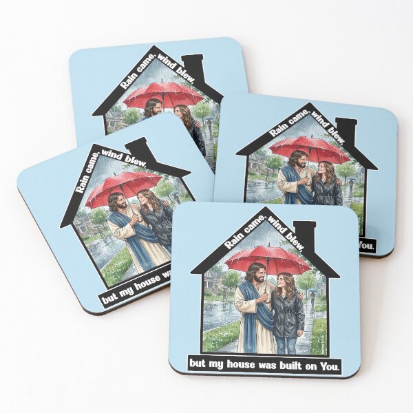 Item preview, My House Is Built On Jesus designed and sold by Lion and Lamb Design.