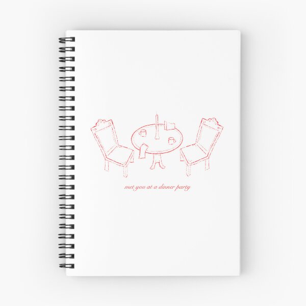 Item preview, Met you at a dinner party design designed and sold by graphicsbysami.