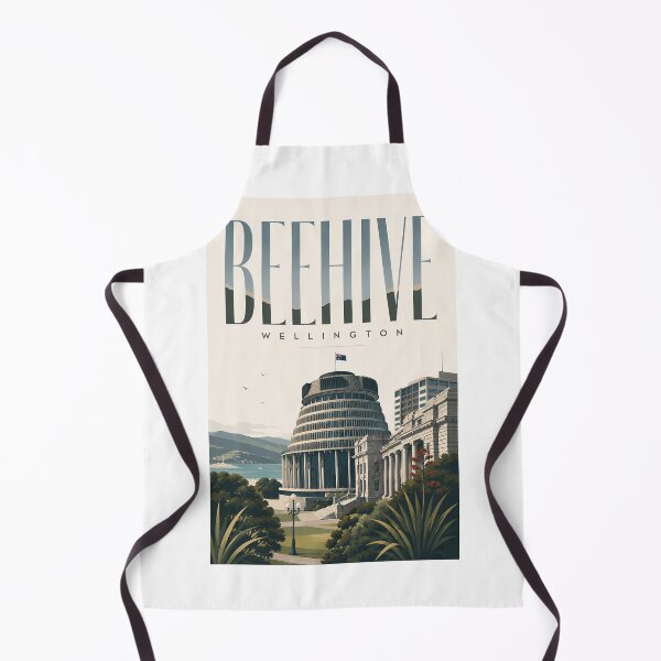 Item preview, Beehive Parliament Buildings and Wellington Harbour New Zealand designed and sold by Aryabek.