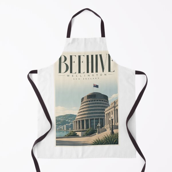 Item preview, Beehive Parliament Precinct overlooking Wellington Harbour New Zealand designed and sold by Aryabek.