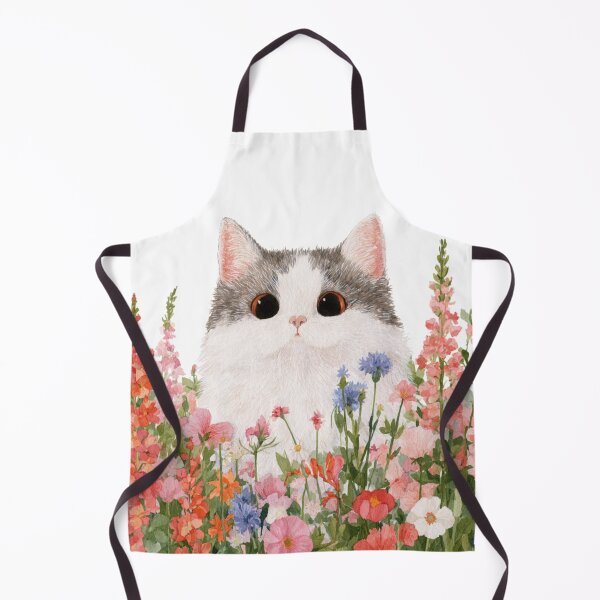 Item preview, Flower Kitty designed and sold by bubblyrainbow.