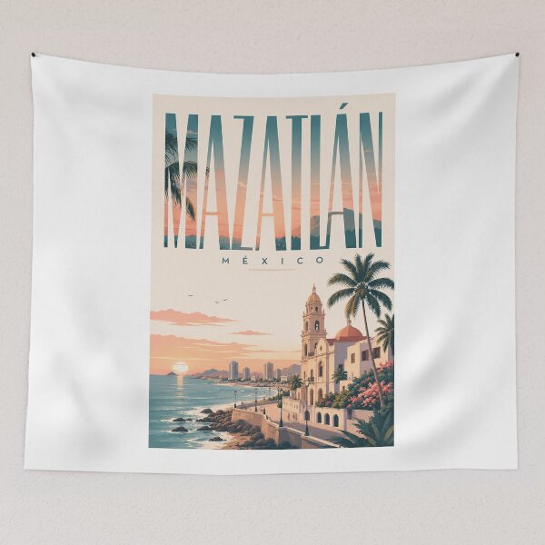 Item preview, Mazatlán Historic Centre and Pacific Coast Sinaloa Mexico designed and sold by Aryabek.