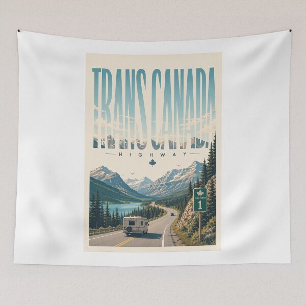 Item preview, Trans Canada Highway through Canadian Rockies Alberta designed and sold by Aryabek.