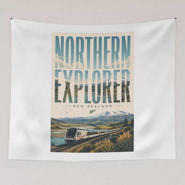 Item preview, Northern Explorer Railway across South Island New Zealand designed and sold by Aryabek.