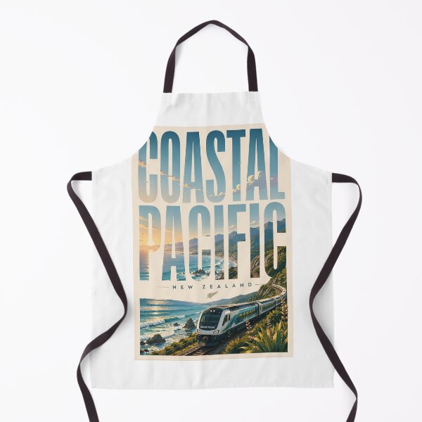 Item preview, Coastal Pacific Railway Along Kaikōura Coast New Zealand designed and sold by Aryabek.