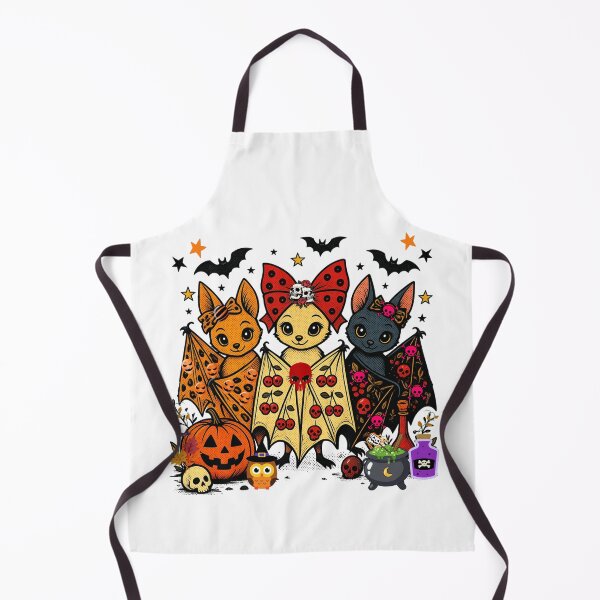 Item preview, Cute Vintage Comic Style Halloween Bats and Skulls Illustration designed and sold by VibranPalette.