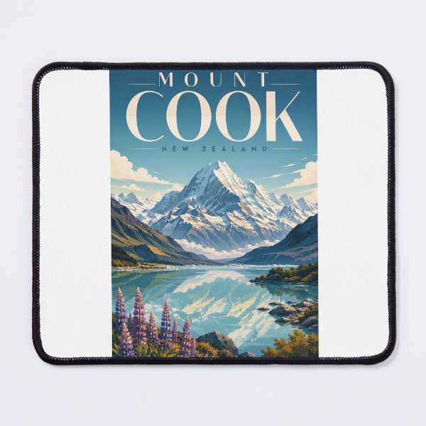 Item preview, Aoraki Mount Cook Above Lake Pukaki New Zealand designed and sold by Aryabek.