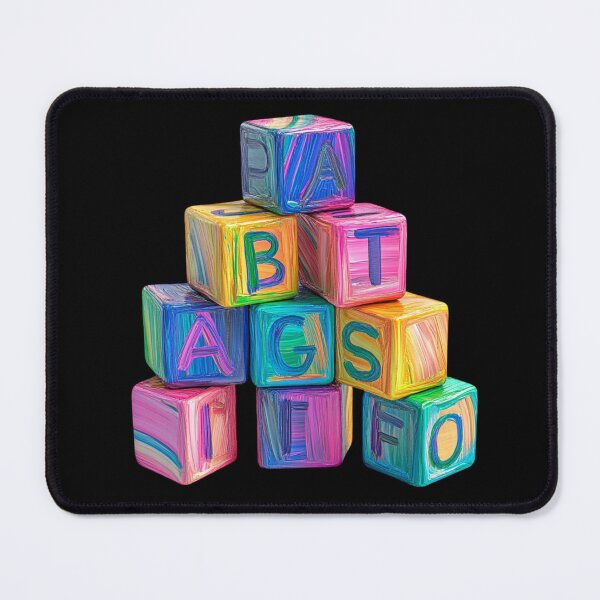 Item preview, Colorful Alphabet Blocks Stack designed and sold by Codavid85.