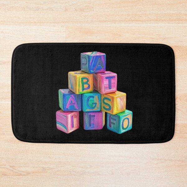 Item preview, Colorful Alphabet Blocks Stack designed and sold by Codavid85.
