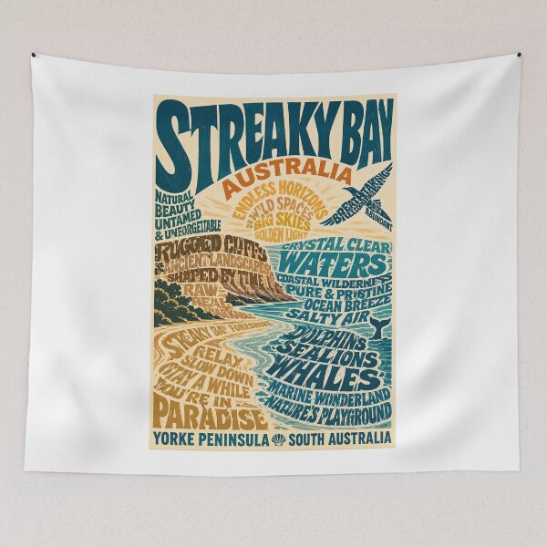 Item preview, Streaky Bay Yorke Peninsula South Australia Coastline designed and sold by Aryabek.