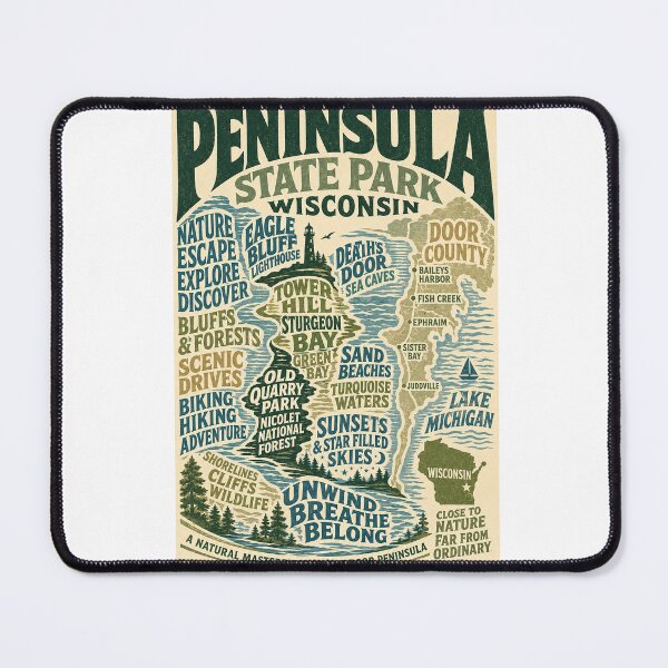 Item preview, Peninsula State Park Door County Wisconsin Great Lakes designed and sold by Aryabek.