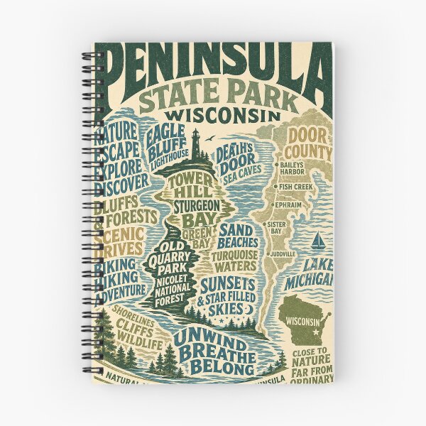 Item preview, Peninsula State Park Door County Wisconsin Great Lakes designed and sold by Aryabek.