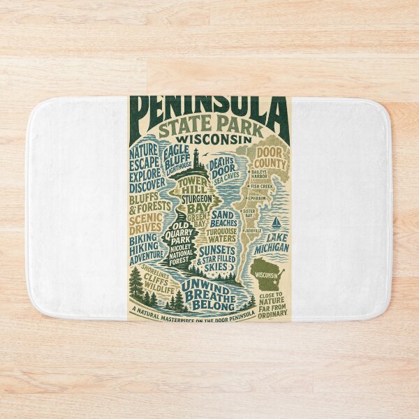 Item preview, Peninsula State Park Door County Wisconsin Great Lakes designed and sold by Aryabek.