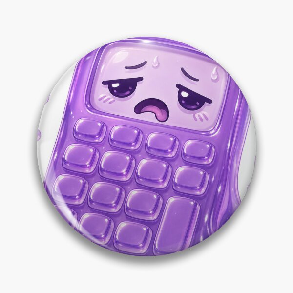 Item preview, Overworked Jelly Calculator - Funny Number Meltdown designed and sold by GoverArt.