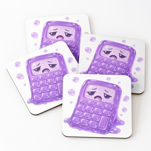 Item preview, Overworked Jelly Calculator - Funny Number Meltdown designed and sold by GoverArt.