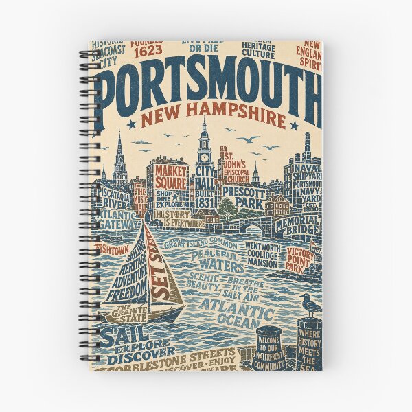Item preview, Portsmouth New Hampshire Historic Seacoast Waterfront designed and sold by Aryabek.