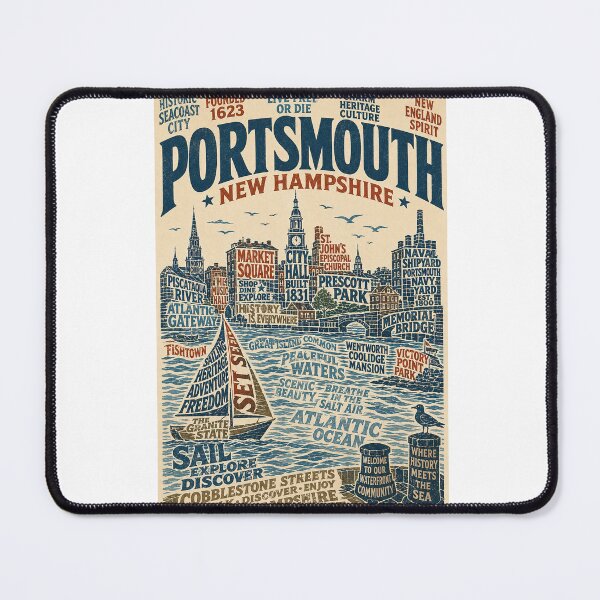 Item preview, Portsmouth New Hampshire Historic Seacoast Waterfront designed and sold by Aryabek.