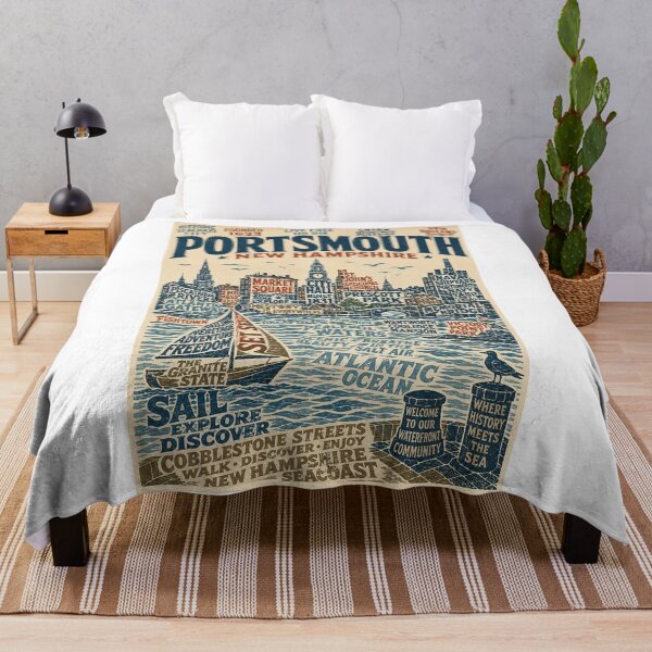 Item preview, Portsmouth New Hampshire Historic Seacoast Waterfront designed and sold by Aryabek.