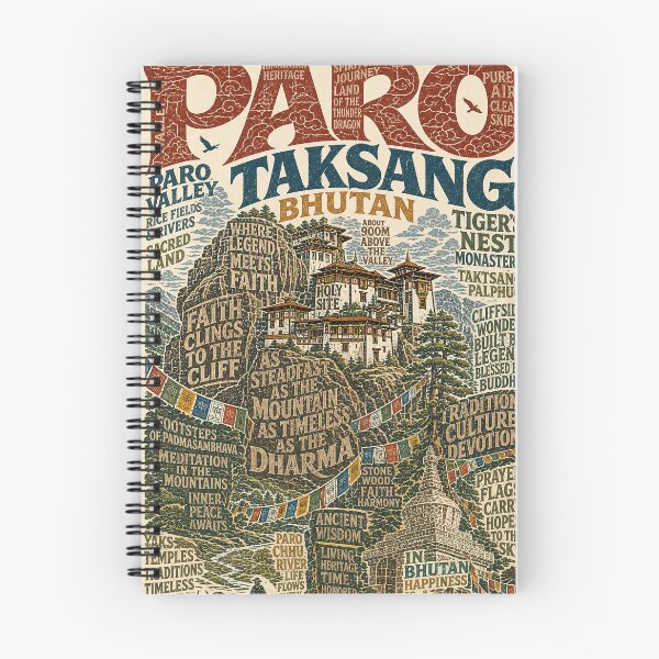Item preview, Paro Taktsang Tiger's Nest Monastery Bhutan designed and sold by Aryabek.